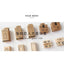 Letter Lovers Packaging Series Wooden Seals Label Sticker 3 Styles NP-H7TAY-602 - CHL-STORE 