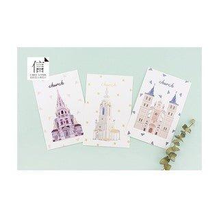 Letter Lovers Saturday Church Hand-painted Church Greeting Cards Gift Cards Cards Postcards 30 Sheets Set NP-H7TAY-932 - CHL-STORE 