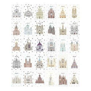 Letter Lovers Saturday Church Hand-painted Church Greeting Cards Gift Cards Cards Postcards 30 Sheets Set NP-H7TAY-932 - CHL-STORE 