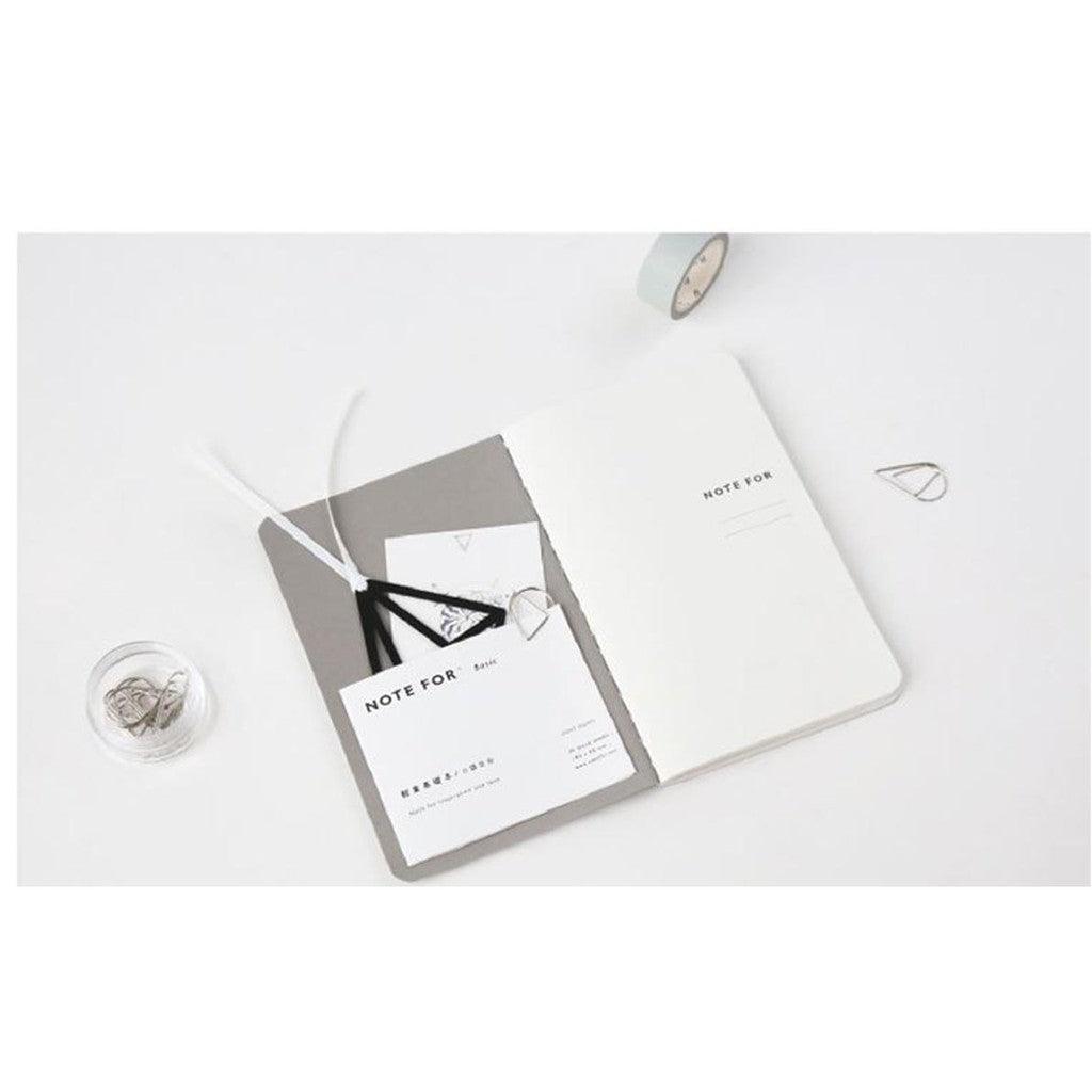 Letter Lovers Simple Muji Style Gray Tone Lightweight Blank Dot Matrix Horizontal Line Notebook B5 NP-HEZQI-307 - CHL-STORE 