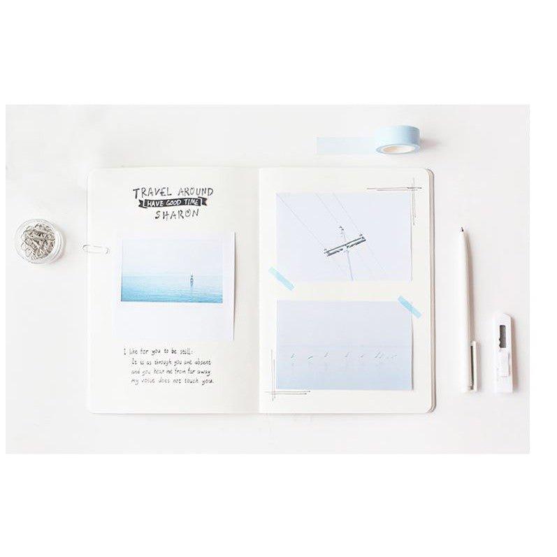 Letter Lovers Simple Muji Style Gray Tone Lightweight Blank Dot Matrix Horizontal Line Notebook B5 NP-HEZQI-307 - CHL-STORE 