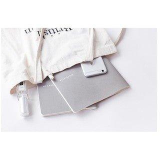 Letter Lovers Simple Muji Style Gray Tone Lightweight Blank Dot Matrix Horizontal Line Notebook B5 NP-HEZQI-307 - CHL-STORE 