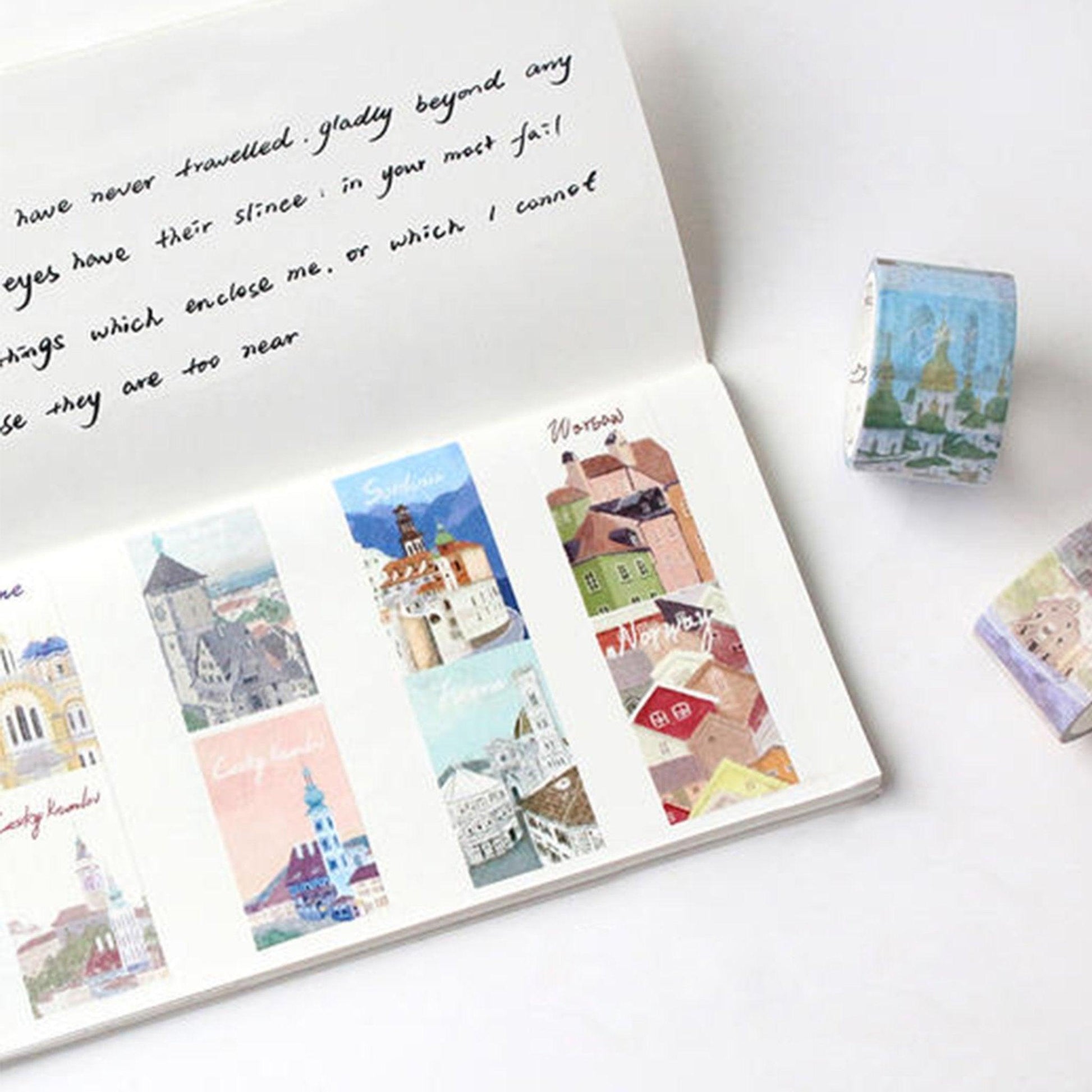Letter Lovers Small Fresh Breakfast Fruit City Good Morning City Decoration Handbook Washi Tape Paper Tape NP-H7TIW-003 - CHL-STORE 