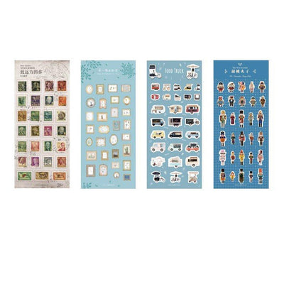 Letter lovers stickers Hand-painted bronzing decorative stickers Sealing stickers NP-H7TGI-017 - CHL-STORE 