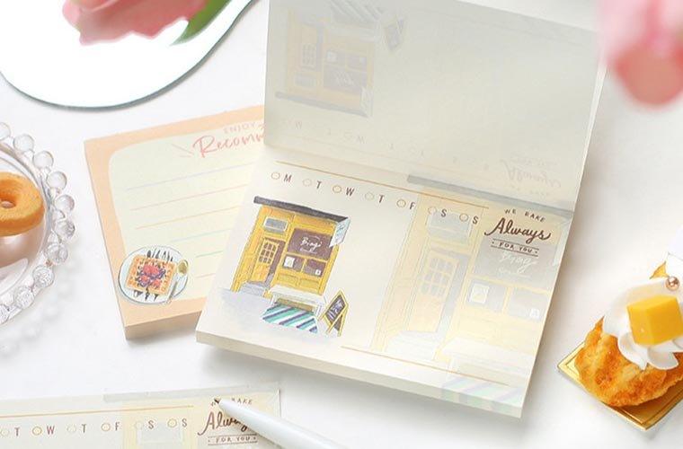 Letter Lovers Walking Doodle Series Japanese Hand-painted Groceries Notepad Notepad NP-030029 - CHL-STORE 