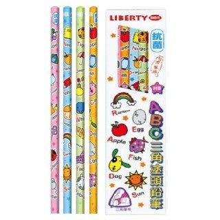 LIBERTY ABC Antibacterial Triangle Paint Pencil One Dozen 12 into CB-138 - CHL-STORE 