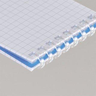 LIHIT LAB. AQUA DROPS 8 hole pocket A7 square eye notebook - CHL-STORE 