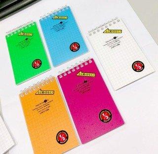 LIHIT LAB. AQUA DROPS 8 hole pocket A7 square eye notebook - CHL-STORE 