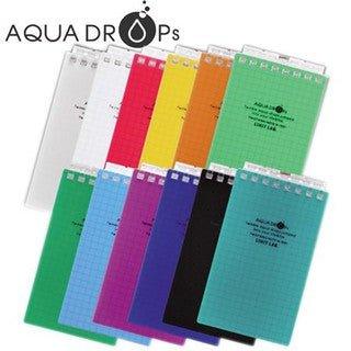 LIHIT LAB. AQUA DROPS 8 hole pocket A7 square eye notebook - CHL-STORE 