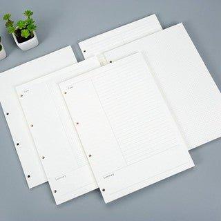 Loose-leaf paper 4 holes notebook inner page paper replacement core A4 45 into NP-H7TIW-513 - CHL-STORE 