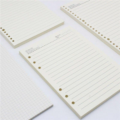 Loose-leaf paper 6-hole note loose-leaf book inner page paper replacement core A5 A6 A7 NP-H7TIW-501 - CHL-STORE 