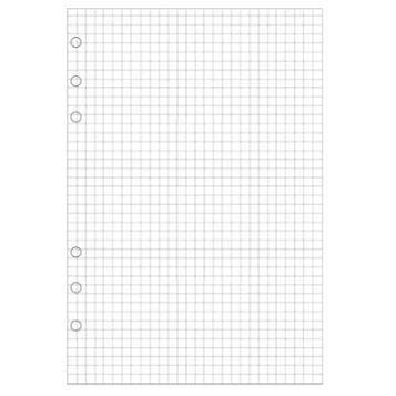 Loose-leaf Paper 6-hole Notebook Loose-leaf Book Grid Blank Horizontal Line Point Grid Inner Page A5 NP-H7TAF-501 NP-H7TAF-502 - CHL-STORE 