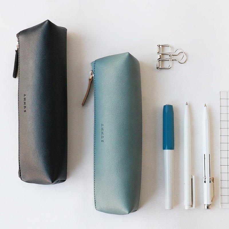 Lover of Letters Clear Series Leather Pen Case Triangle Pen Case NP-H7TGI-104 - CHL-STORE 