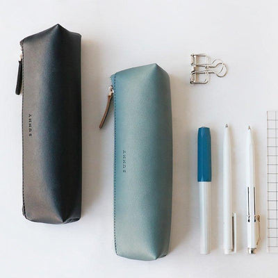Lover of Letters Clear Series Leather Pen Case Triangle Pen Case NP-H7TGI-104 - CHL-STORE 