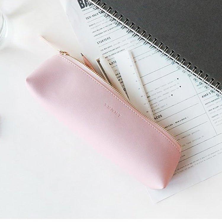 Lover of Letters Clear Series Leather Pen Case Triangle Pen Case NP-H7TGI-104 - CHL-STORE 