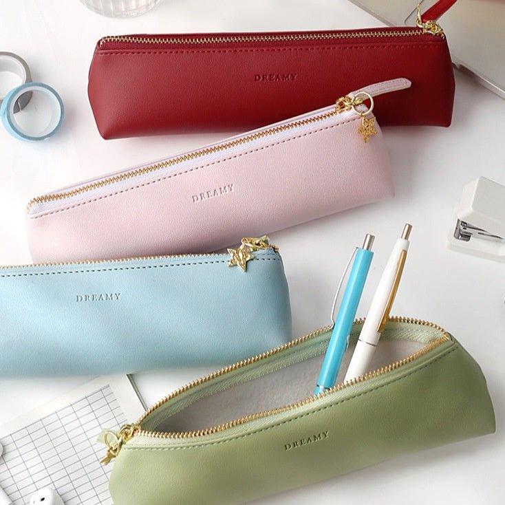 Lover of Letters "Like a Dream" Simple and Creative Leather Pen Case Storage Pen Case NP-020034 - CHL-STORE 