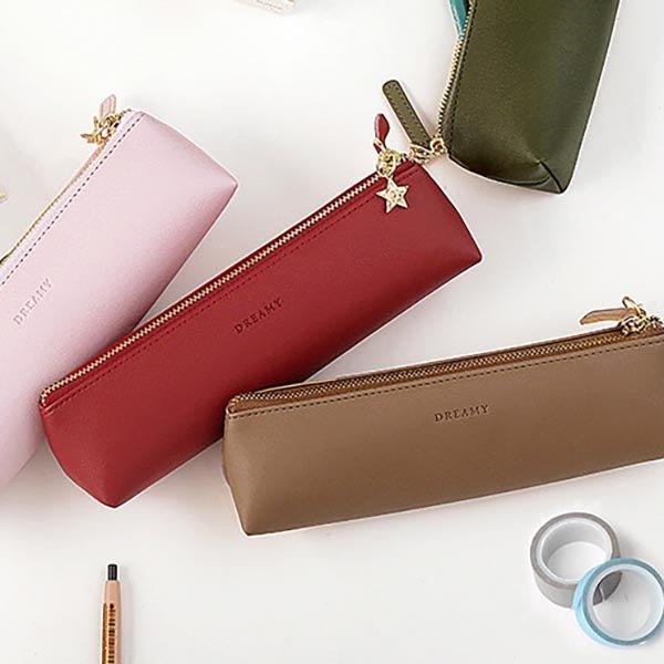 Lover of Letters "Like a Dream" Simple and Creative Leather Pen Case Storage Pen Case NP-020034 - CHL-STORE 