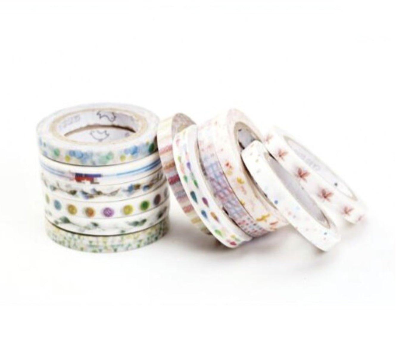 Lover of Letters Washi Tape Decorative Paper Tape Pocket Paper Tape Hand Painted Paper Tape Japanese Paper Tape Illustration Paper Tape - CHL-STORE 