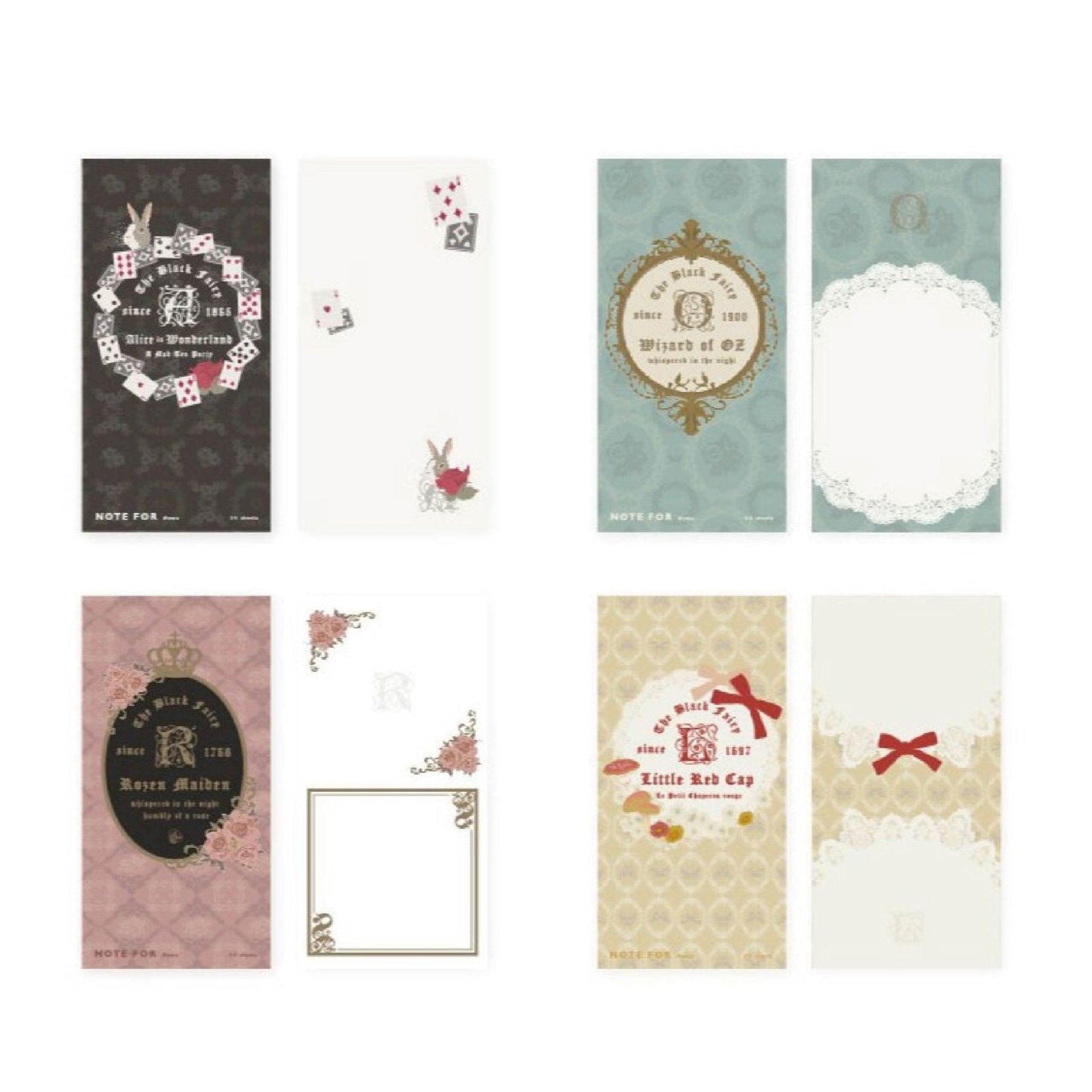 Lovers of letters NOTE FOR Dark Fairy Tale Girly Style Note Note Paper NP-H7TGI-505 - CHL-STORE 
