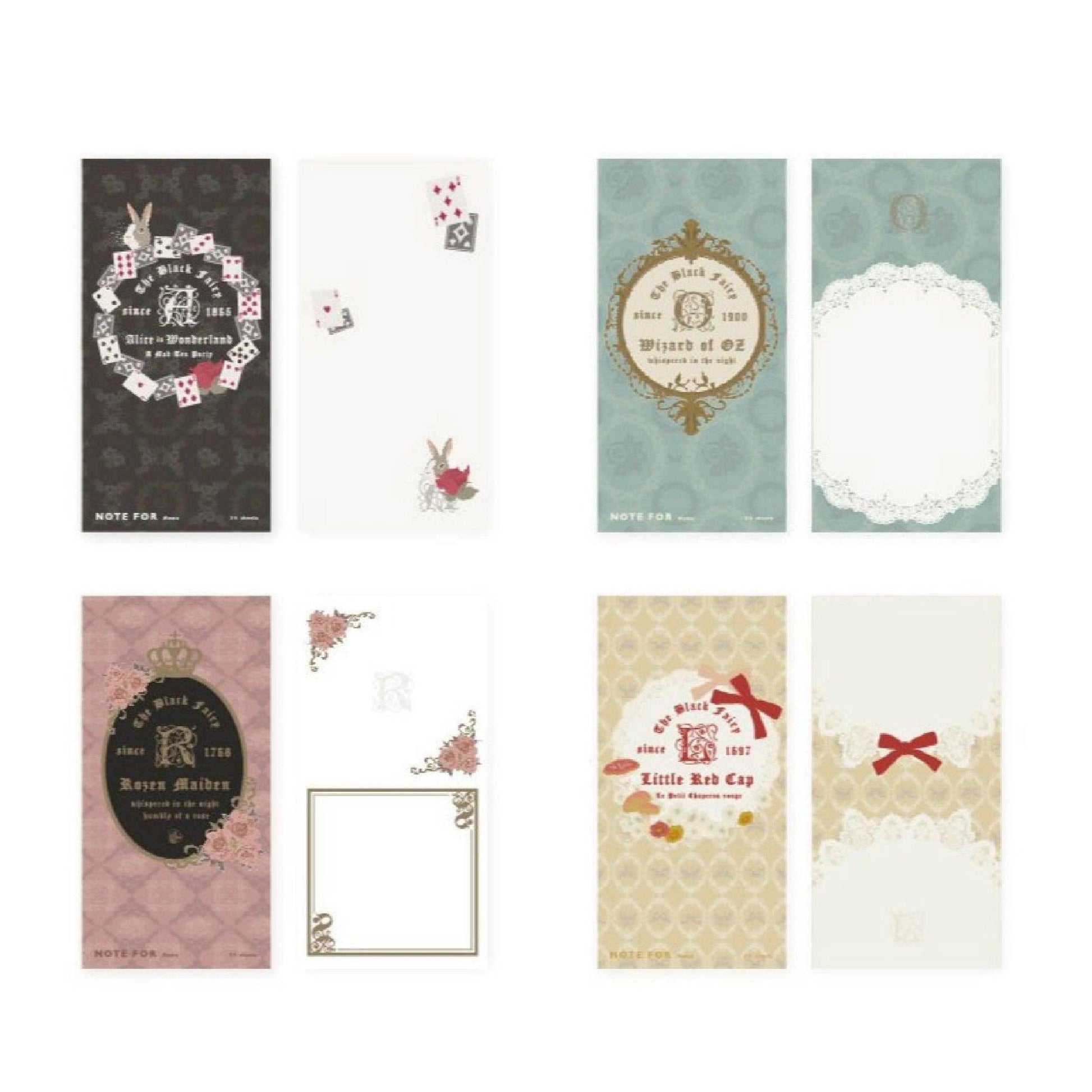 Lovers of letters NOTE FOR Dark Fairy Tale Girly Style Note Note Paper NP-H7TGI-505 - CHL-STORE 