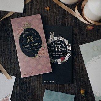 Lovers of letters NOTE FOR Dark Fairy Tale Girly Style Note Note Paper NP-H7TGI-505 - CHL-STORE 