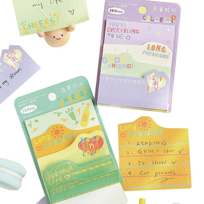 Lovers of Letters Scene Notes Colorful Series Notes Combinations Notepad NP-030027 - CHL-STORE 
