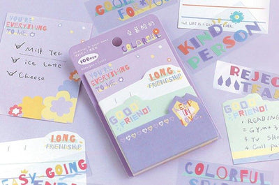 Lovers of Letters Scene Notes Colorful Series Notes Combinations Notepad NP-030027 - CHL-STORE 