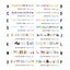 Lovers of Letters Washi Tape Masking Tape Rainbow Watercolor Hand-painted Paper Tape Decoration Hand Book Paper Tape NP-H7TAY-0324 - CHL-STORE 