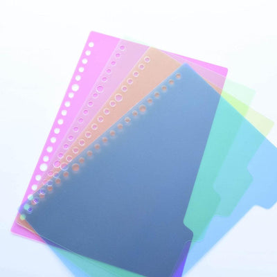 Macaron color handbook index separator page PP loose-leaf page A5 B5 NP-070018 - CHL-STORE 