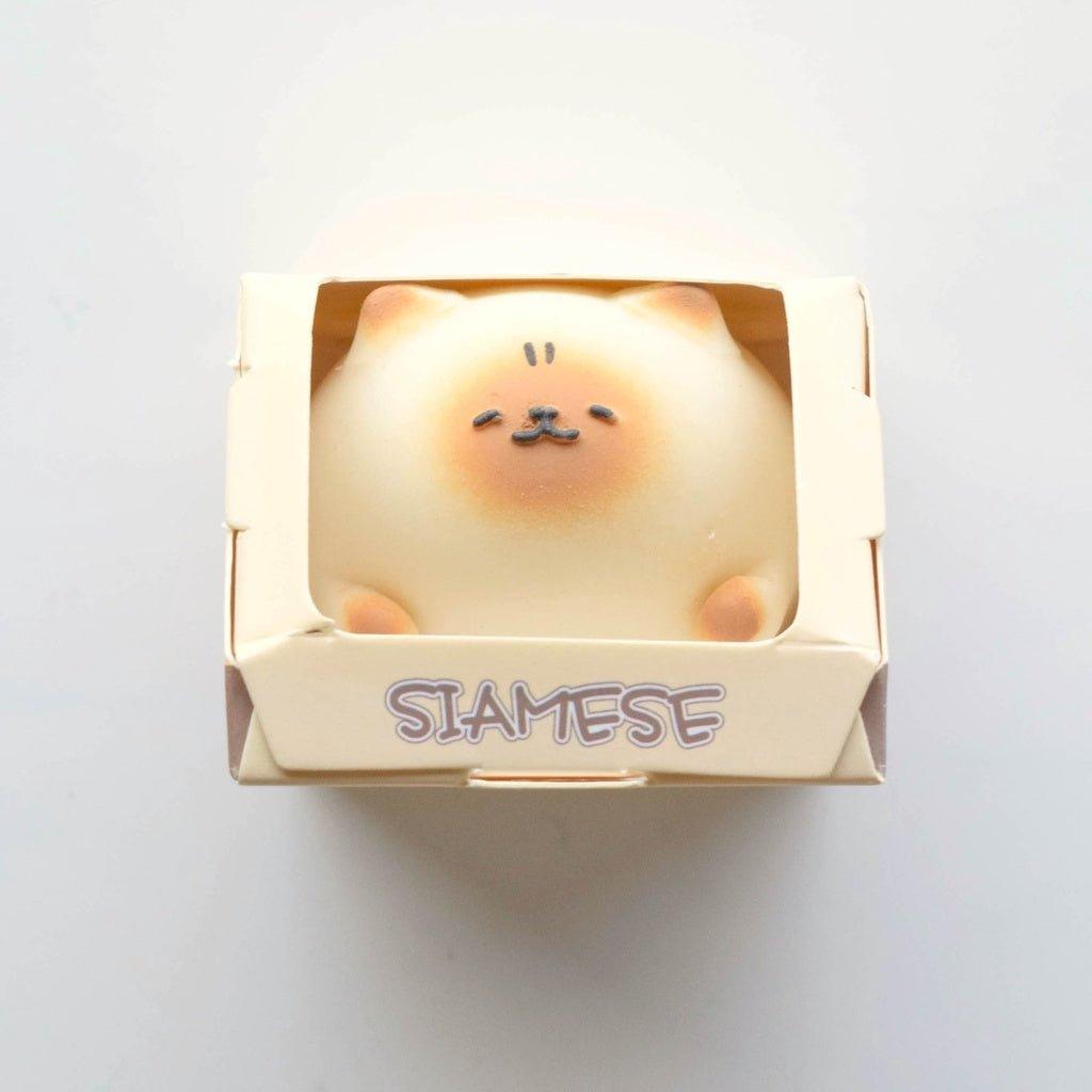 Maihe cute Yuzu Siamese cat cat decompression toy - CHL-STORE 