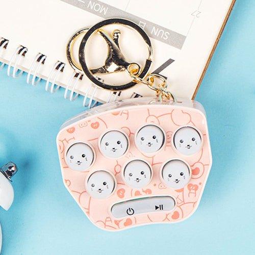 Maihe Mini Handheld Gopher Machine Stress Relief Toys Key Ring Jiji Pig Series TO-040003 - CHL-STORE 