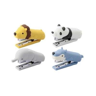 MAX HD-10NX/S No. 3 Animal Shaped Stapler Elephant Lion Panda Wolf Office Supplies Office Stationery Japan - CHL-STORE 