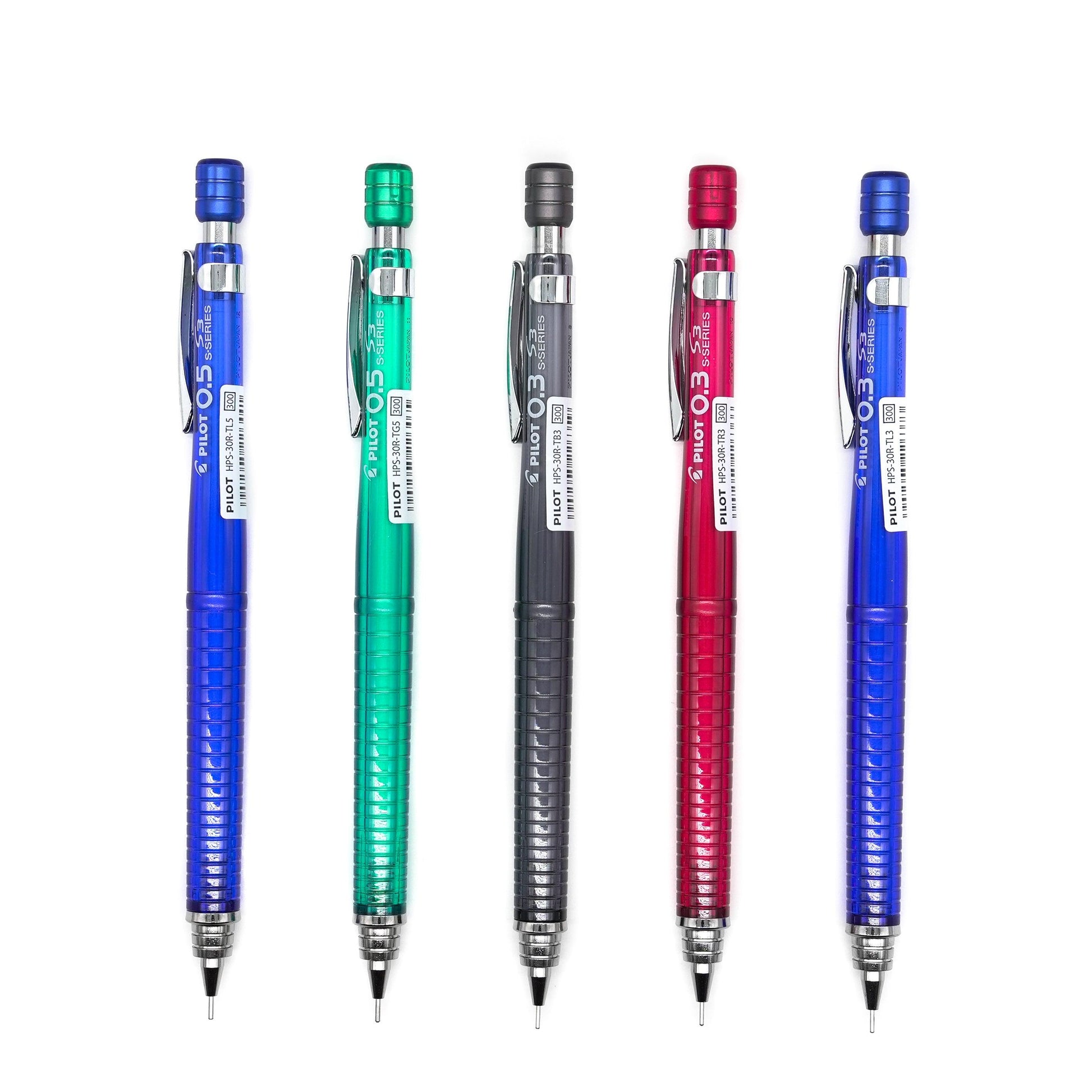 Mechanical Pencil PILOT S3 Professional Drawing Mechanical Office Student Art Architecture Sketch 0.3mm 0.5mm HPS-30R - CHL-STORE 