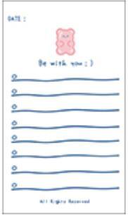 Message Notebook MEMO LIST NOTE Note Paper 101 Collection Series NP-030010 - CHL-STORE 