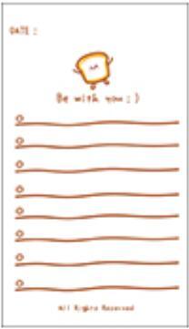 Message Notebook MEMO LIST NOTE Note Paper 101 Collection Series NP-030010 - CHL-STORE 