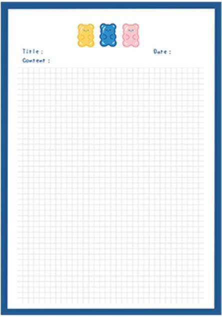 Message Notebook MEMO LIST NOTE Note Paper 101 Collection Series NP-030010 - CHL-STORE 