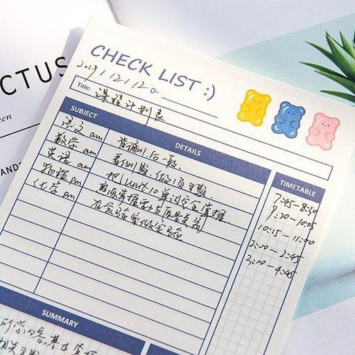 Message Notebook MEMO LIST NOTE Note Paper 101 Collection Series NP-030010 - CHL-STORE 