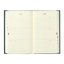 MIDORI 12896006 3 years continuous use 5 years continuous use Door series Recycled leather diary notebook notepad life record green - CHL-STORE 