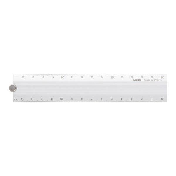 MIDORI Japanese aluminum 30cm folding ruler - CHL-STORE 