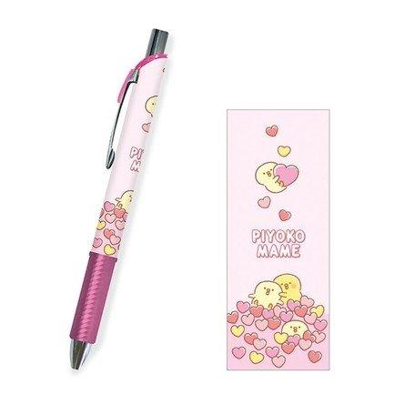MIND WAVE x PENTEL ENERGEL 0.5mm Gel Pen Ball Pen Cat Yellow Shaft Black Ink - CHL-STORE 