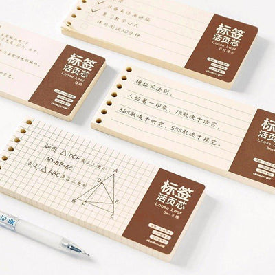 Mini Label Loose Leaf Refill Index Label Eye Color 75K 48K NP-030063 - CHL-STORE 