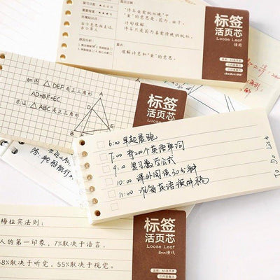 Mini Label Loose Leaf Refill Index Label Eye Color 75K 48K NP-030063 - CHL-STORE 