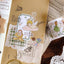 Momo and paper tape Ode to joy Annie's little angel series Hand-painted paper tape Illustration paper tape Hand account decoration Illustration flower fairy Angel Choir Bear girl - CHL-STORE 