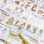 Momo and paper tape Ode to joy Annie's little angel series Hand-painted paper tape Illustration paper tape Hand account decoration Illustration flower fairy Angel Choir Bear girl - CHL-STORE 