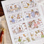 Momo and paper tape Ode to joy Annie's little angel series Hand-painted paper tape Illustration paper tape Hand account decoration Illustration flower fairy Angel Choir Bear girl - CHL-STORE 
