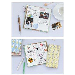 Momo Cute Rabbit Rabbit Candy Color Handbook Cover Notebook NP-H7TGI-314 - CHL-STORE 