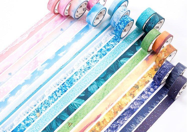 Momo Light and Shadow Monologue Series Seasonal Landscape Washi Paper Tape Decorative Paper Tape NP-000069 - CHL-STORE 