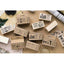 Momo Old Newspaper Series Retro American Style English Wooden Decorative Seals Wooden Seals Seals Handbook Necessary NP-H7TAY-601 - CHL-STORE 