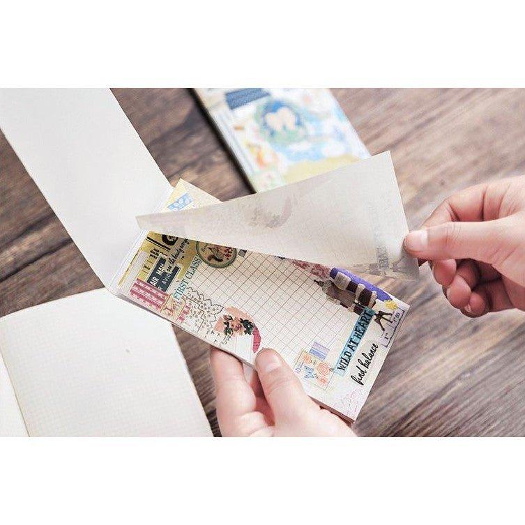 Momo Original Girl's Dream Series Hand Book Collage Style Decorative Notes NP-H7TAY-320 - CHL-STORE 