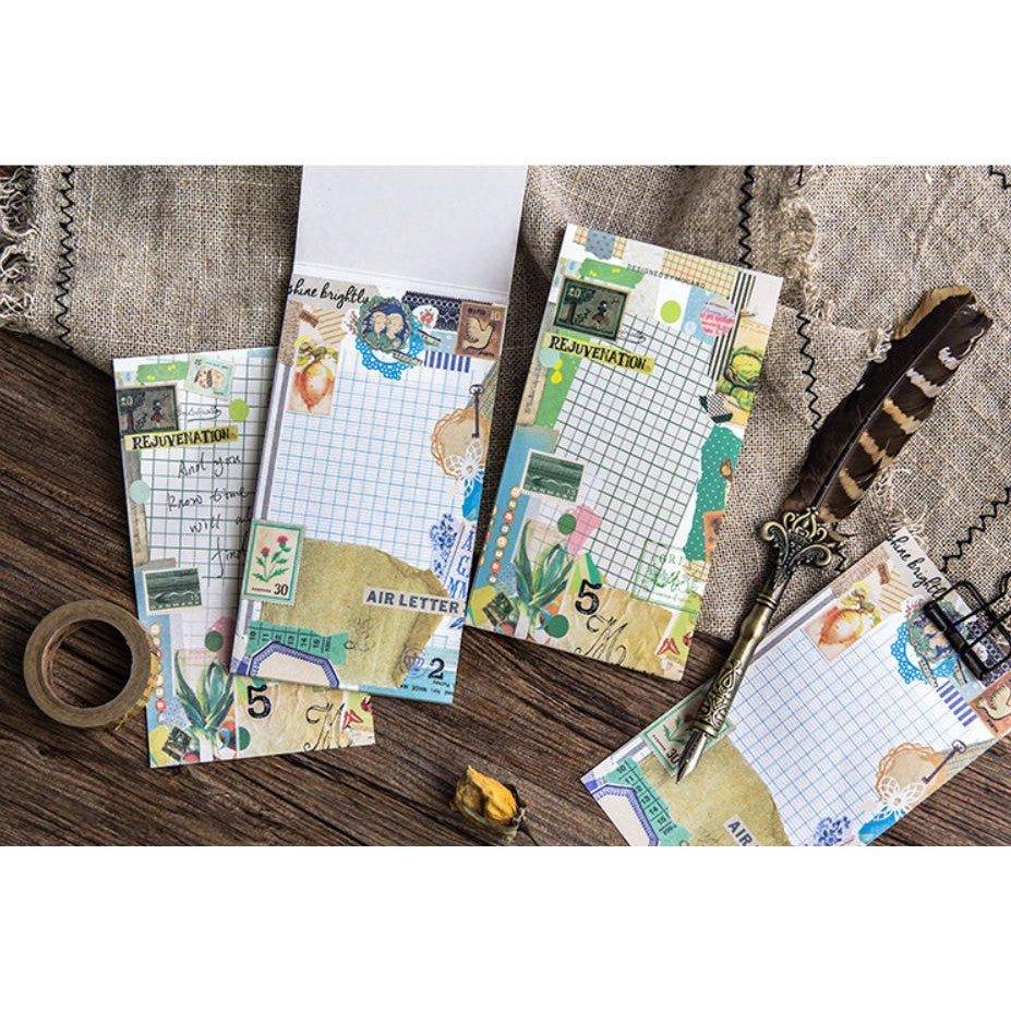 Momo Original Girl's Dream Series Hand Book Collage Style Decorative Notes NP-H7TAY-320 - CHL-STORE 